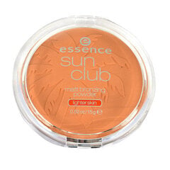 Bronzeris Essence Sun Club Matt, 02 Sunny 15 g cena un informācija | Bronzeri, vaigu sārtumi | 220.lv