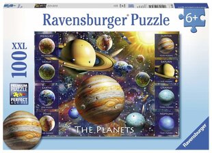 Ravensburger puzle Planētas, 10853, 100 gab. cena un informācija | Puzles, 3D puzles | 220.lv