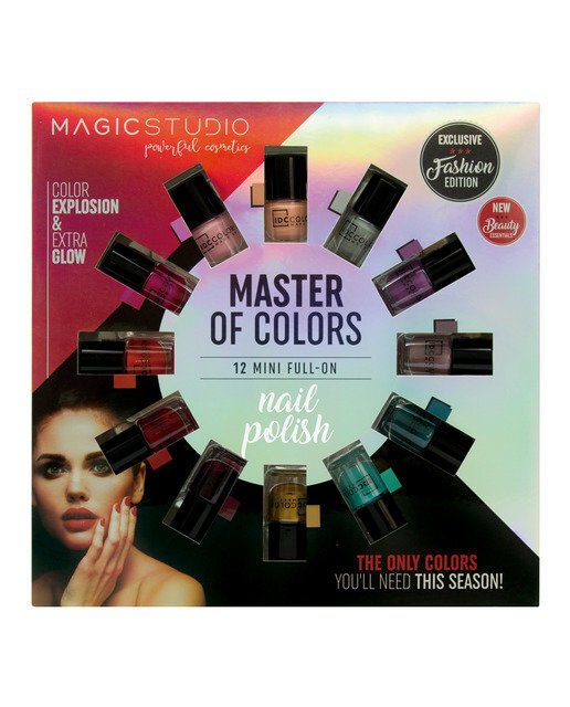 Nagu laku komplekts IDC Color Magic Studio Circle Nail Polishes 12 gab. cena un informācija | Nagu lakas, stiprinātāji | 220.lv