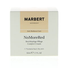 Nomierinošs sejas krēms Marbert No More Red Comfort 50 ml cena un informācija | Sejas krēmi | 220.lv