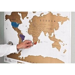 Стирающаяся карта мира цена и информация | Карты мира | 220.lv