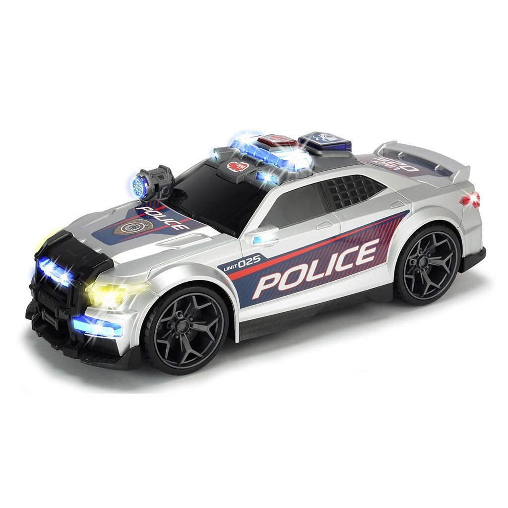 Policija automodelis ar skaņu un gaismām Dickie Toys, 33 cm цена и информация | Rotaļlietas zēniem | 220.lv