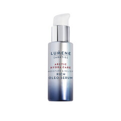 Mitrinošs sejas serums Lumene Arctic Hydra Care Arktis Moisture & Relief Rich Oleo 30 ml cena un informācija | Serumi sejai, eļļas | 220.lv