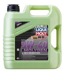 Синтетическое моторное масло LIQUI-MOLY Molygen New Generation 5W-40, 4л цена и информация | Моторное масло | 220.lv