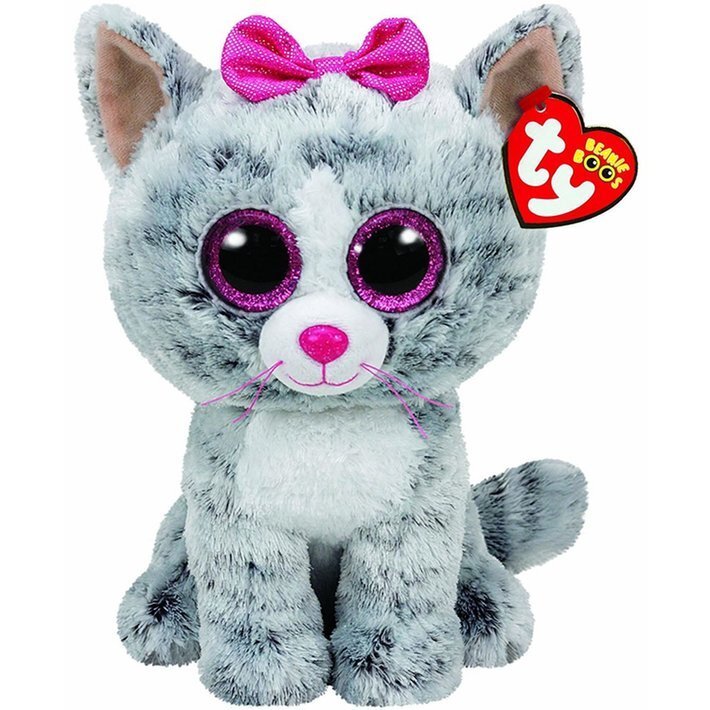 Plīša kaķēns TY Beanie Boos Kiki, 37075 cena un informācija | Mīkstās (plīša) rotaļlietas | 220.lv