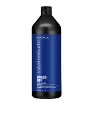 Toni neitralizējošs matu šampūns Matrix Total Results Color Obsessed Brass Off 1000 ml цена и информация | Шампуни | 220.lv
