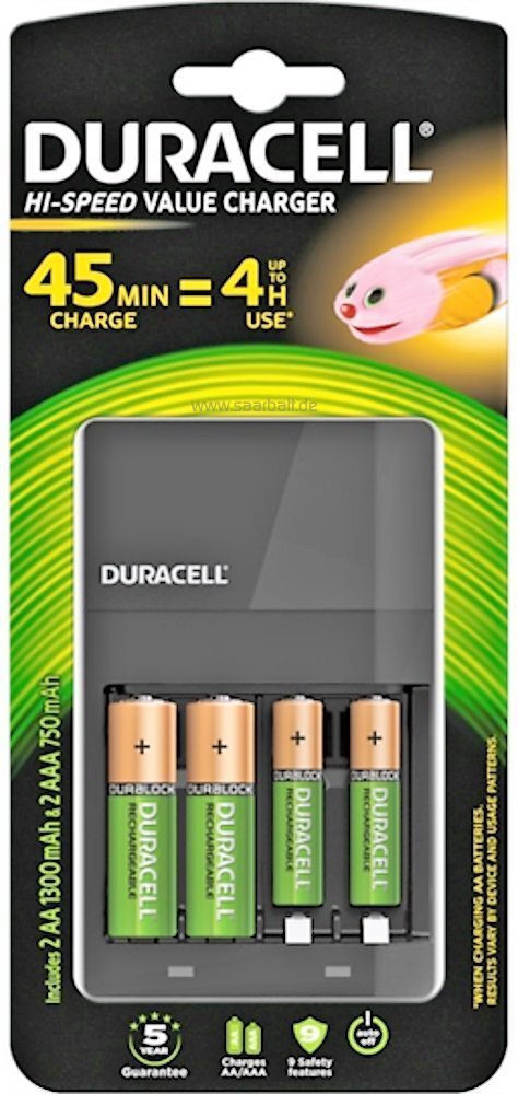 Duracell bateriju lādētājs ar baterijām cena un informācija | Akumulatori, lādētāji un piederumi | 220.lv