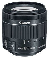 Canon EF-S 18-55mm f/4-5.6 IS STM lens цена и информация | Объектив | 220.lv