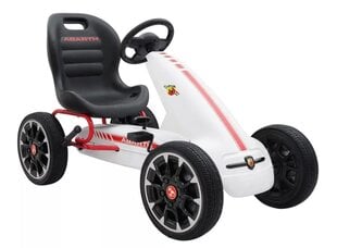 Kartings ar pedāļiem Hecht Abarth White цена и информация | Hecht Товары для детей и младенцев | 220.lv