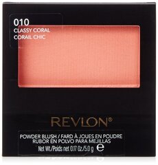 Vaigu sārtums Revlon Powder Blush Classy Coral 5 g cena un informācija | Bronzeri, vaigu sārtumi | 220.lv