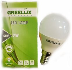 LED spuldze P45 7W E14 4000K 220-240V burbulis Greelux cena un informācija | Spuldzes | 220.lv