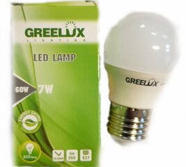 LED spuldze P45 7W E27 4000K 220-240V burbulis Greelux cena un informācija | Spuldzes | 220.lv
