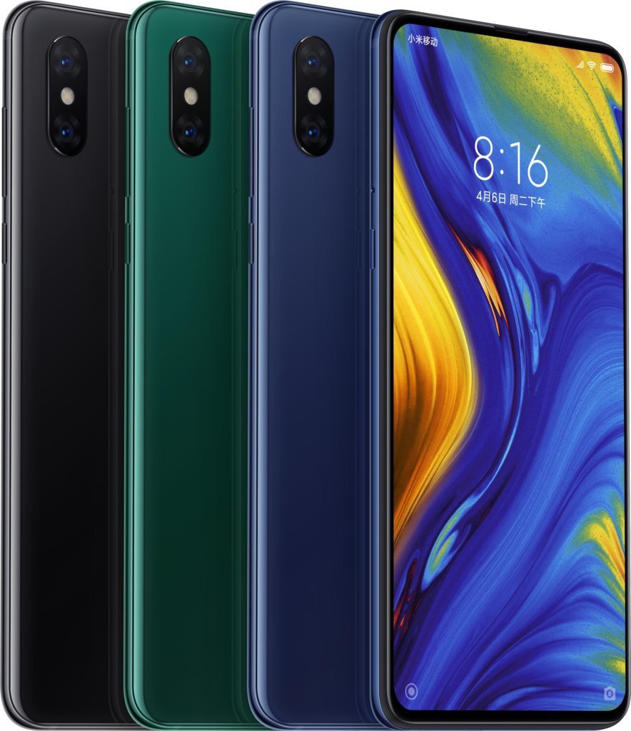 Xiaomi Mi Mix 3, 128 GB, Onyx Black цена и информация | Mobilie telefoni | 220.lv