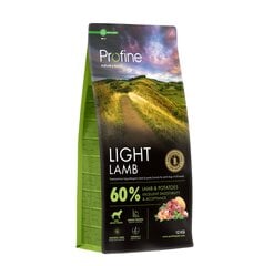 Profine Dog suņiem ar lieko svaru ar jēru un kartupeļiem Light Lamb & Potatoes, 12 kg cena un informācija | Sausā barība suņiem | 220.lv