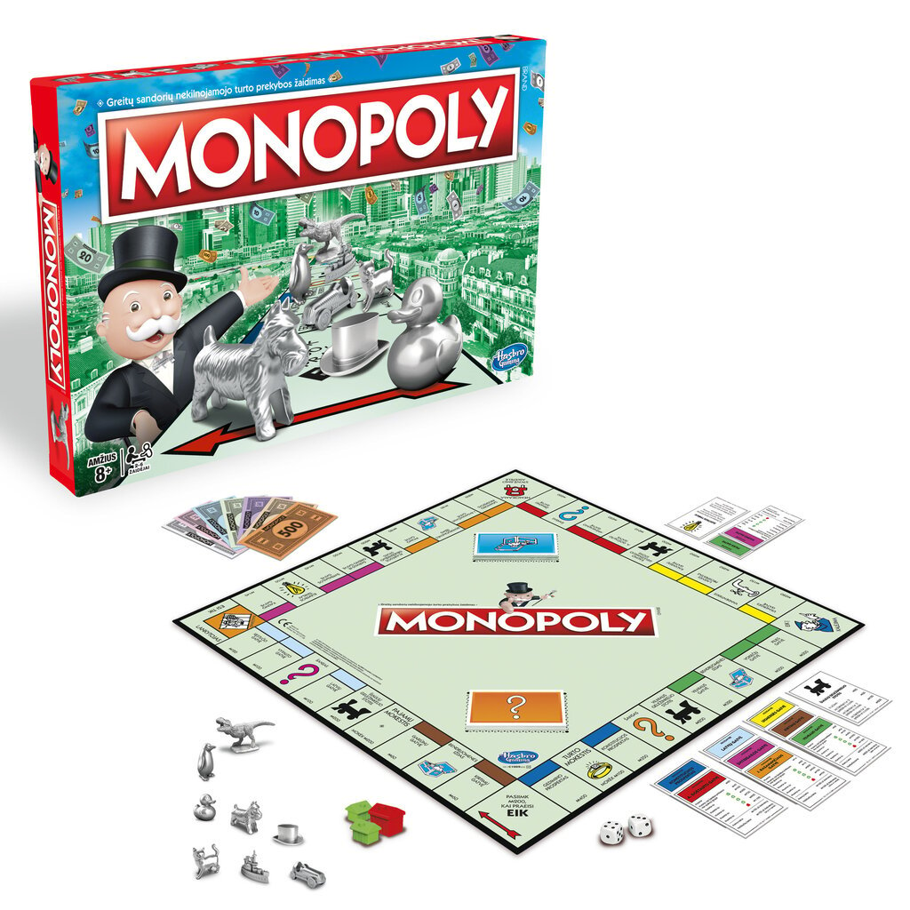 Spēles Monopolis Classic (latviešu valoda) cena un informācija | Galda spēles | 220.lv