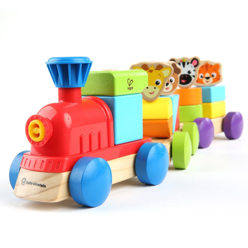 Stumjama rotaļlieta Koka vilciens Hape, 800809 цена и информация | Rotaļlietas zīdaiņiem | 220.lv