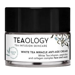 Омолаживающий крем для лица с белым чаем Teaology 50 мл цена и информация | Кремы для лица | 220.lv
