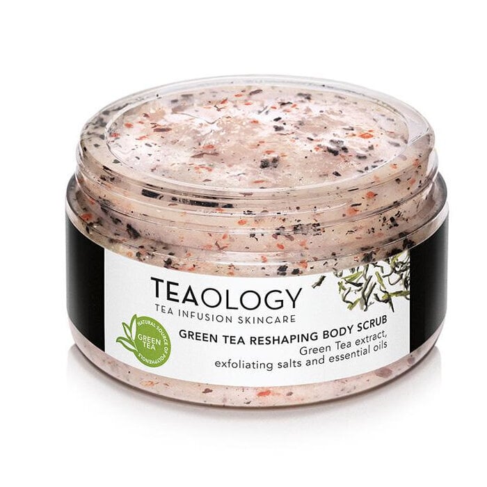 Ķermeņa skrubis ar zaļo tēju un sāli Teaology Green Tea Reshaping Bodyscrub 450 g cena un informācija | Ķermeņa skrubji | 220.lv