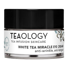 Антивозрастной крем для области вокруг глаз Teaology Белый чай (15 ml) цена и информация | Сыворотки, кремы для век | 220.lv