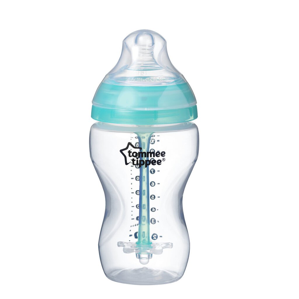 Pudelīte ar knupi Tommee Tippee Anti-colic 340 ml, no 3 mēn. цена и информация | Bērnu pudelītes un to aksesuāri | 220.lv