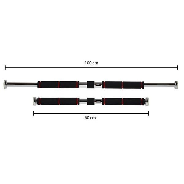 Stienis starp durvīm HMS DD02, 60-100 cm cena un informācija | Pievilkšanās stieņi | 220.lv