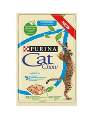 Purina Cat Chow Adult ar lasi un zaļām pupiņām, 85 g cena un informācija | Konservi kaķiem | 220.lv