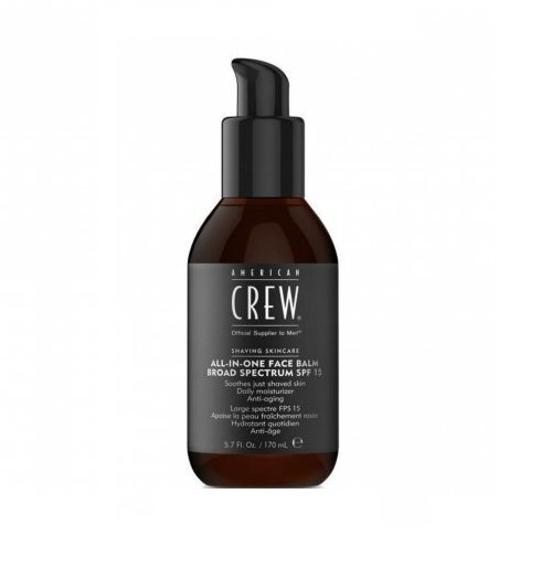 Universāls sejas balzams ar SPF 15 aizsardzību American Crew Shaving Skincare All-In-One vīriešiem 170 ml cena un informācija | Skūšanās piederumi, kosmētika | 220.lv