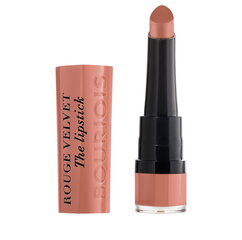 BOURJOIS Paris Rouge Velvet The Lipstick помада 2,4 г, 01 Hey Nude! цена и информация | Помады, бальзамы, блеск для губ | 220.lv