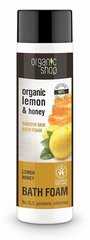 Maigas vannas putas ar medu un citronu Organic Shop 500 ml cena un informācija | Dušas želejas, eļļas | 220.lv