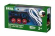 Vilciens ar uzlādējamu dzinēju un USB kabeli Brio Railway, 33599 cena un informācija | Rotaļlietas zēniem | 220.lv