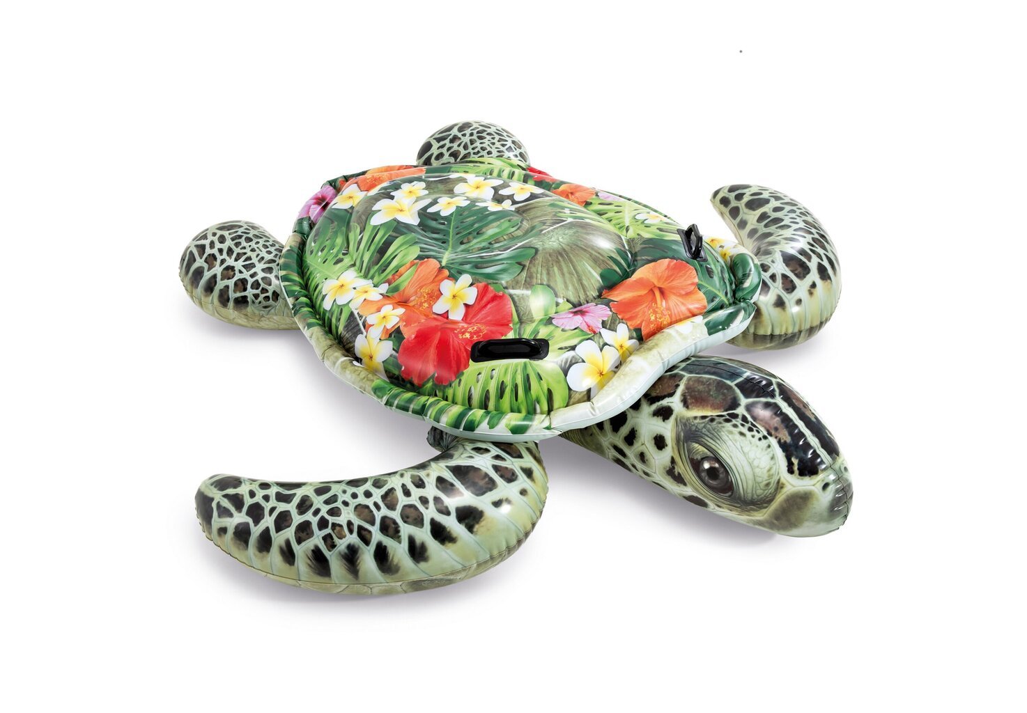 Piepūšamais plosts Intex Realistic Sea Turtle, 1.91 m x 1.70 m cena un informācija | Piepūšamās rotaļlietas un pludmales preces | 220.lv