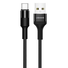 Кабель Usams SJ221TC01, USB A 2.0 - USB C, 1.2 м цена и информация | Кабели и провода | 220.lv