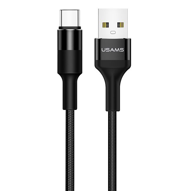 Kabelis Usams SJ221TC01, USB A 2.0 - USB C, 1.2 m цена и информация | Kabeļi un vadi | 220.lv