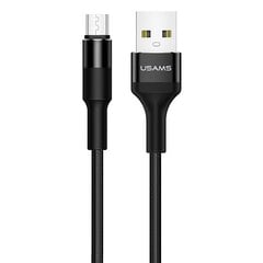 Кабель Usams SJ224USB01, USB A 2.0 - micro USB, 1.2 м цена и информация | Кабели и провода | 220.lv