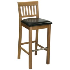 Барный стул Laurа, коричневый цена и информация | Стулья для кухни и столовой | 220.lv
