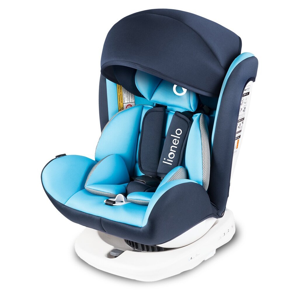 Autokrēsliņš Lionelo Bastiaan, 0-36 kg, blue цена и информация | Autokrēsliņi | 220.lv