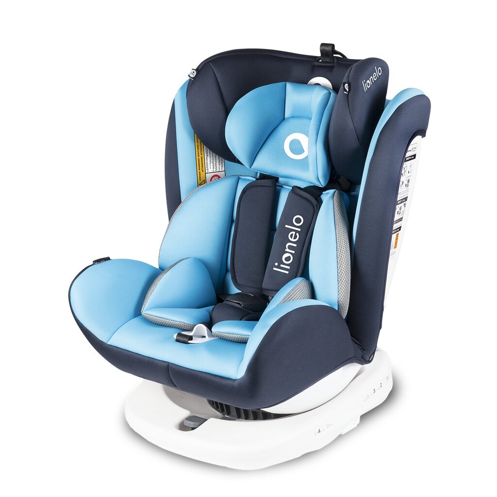 Autokrēsliņš Lionelo Bastiaan, 0-36 kg, blue cena un informācija | Autokrēsliņi | 220.lv