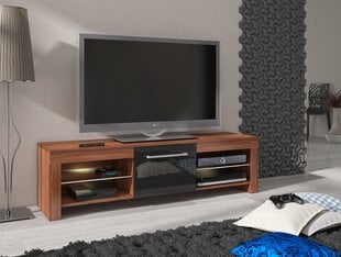 RTV стол Flex, коричневый / черный цена и информация | Тумбы под телевизор | 220.lv