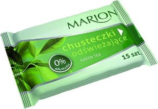 Mitrās salvetes Marion green Tea 15 gab. цена и информация | Средства для очищения лица | 220.lv