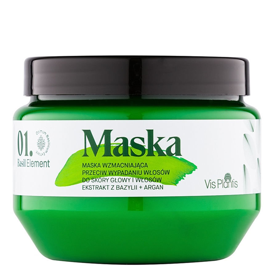 Stiprinoša maska pret matu izkrišanu Elfa Pharm Basil Element Strengthening 200 ml cena un informācija | Matu uzlabošanai | 220.lv