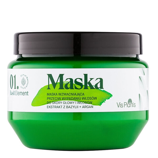Stiprinoša maska pret matu izkrišanu Elfa Pharm Basil Element Strengthening  200 ml cena | 220.lv
