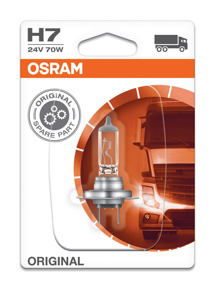 Automašīnas spuldze Osram Original H7, 24V, 1 gab. цена и информация | Auto spuldzes | 220.lv