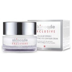 Acu krēms Skincode Exclusive Cellular Wrinkle Prohibiting Eye Contour Cream 15 ml cena un informācija | Acu krēmi, serumi | 220.lv