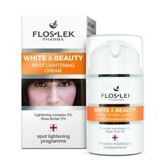 Balinošs sejas krēms FlosLek White & Beauty 50 ml цена и информация | Кремы для лица | 220.lv