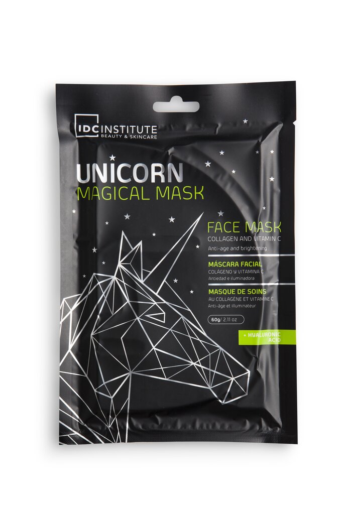 Atjaunojoša sejas maska ar kolagēnu un C vitamīnu IDC Institute Unicorn Magical Face Mask cena un informācija | Sejas maskas, acu maskas | 220.lv