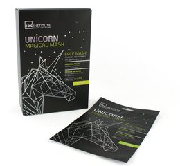 Atjaunojoša sejas maska ar kolagēnu un C vitamīnu IDC Institute Unicorn Magical Face Mask цена и информация | Маски для лица, патчи для глаз | 220.lv