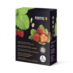 Fertis комплексное удобрение для клубники, без хлора и нитратов, 1 кг цена и информация | FERTIS Товары для сада | 220.lv