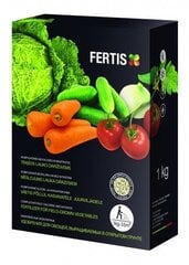 Fertis kompleksa mēslojums āra dārzeņiem, bez hloram un nitrātiem, 1 kg cena un informācija | FERTIS Dārza preces | 220.lv