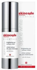 Acu krēms Skincode Alpine White 15 ml cena un informācija | Acu krēmi, serumi | 220.lv