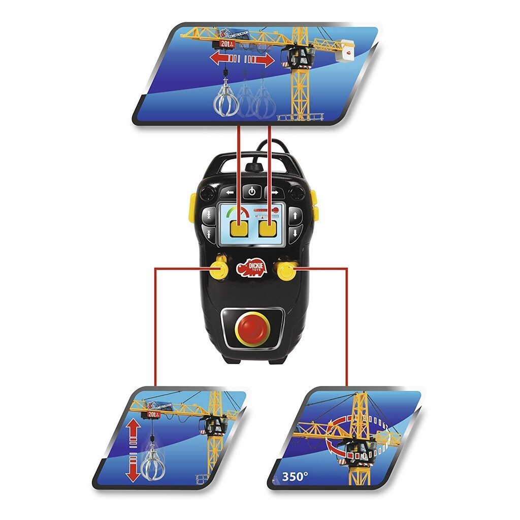 Радиоуправляемый подъемный кран Simba Dickey цена | 220.lv
